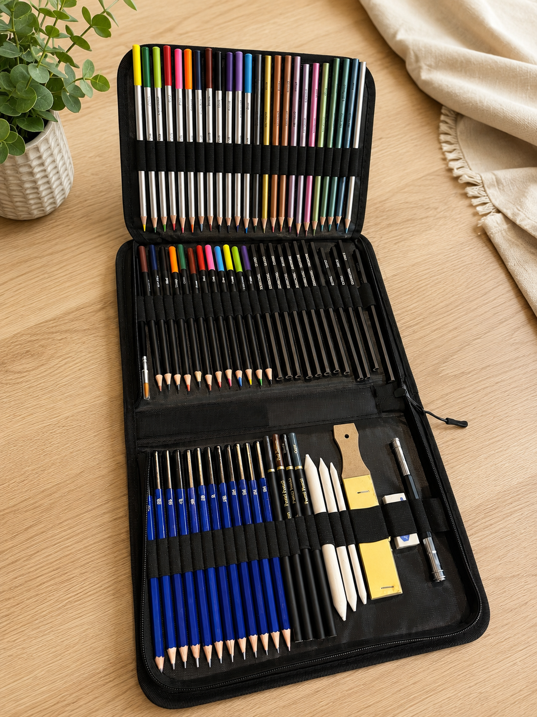 Set artístico profesional con estuche