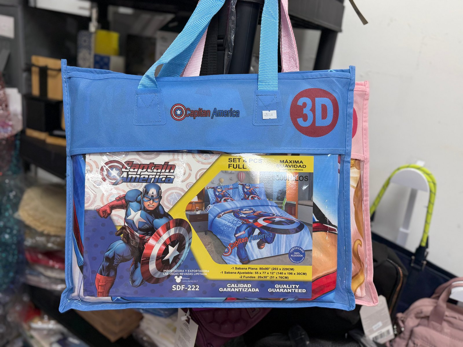 Set sábana Disney capitán América