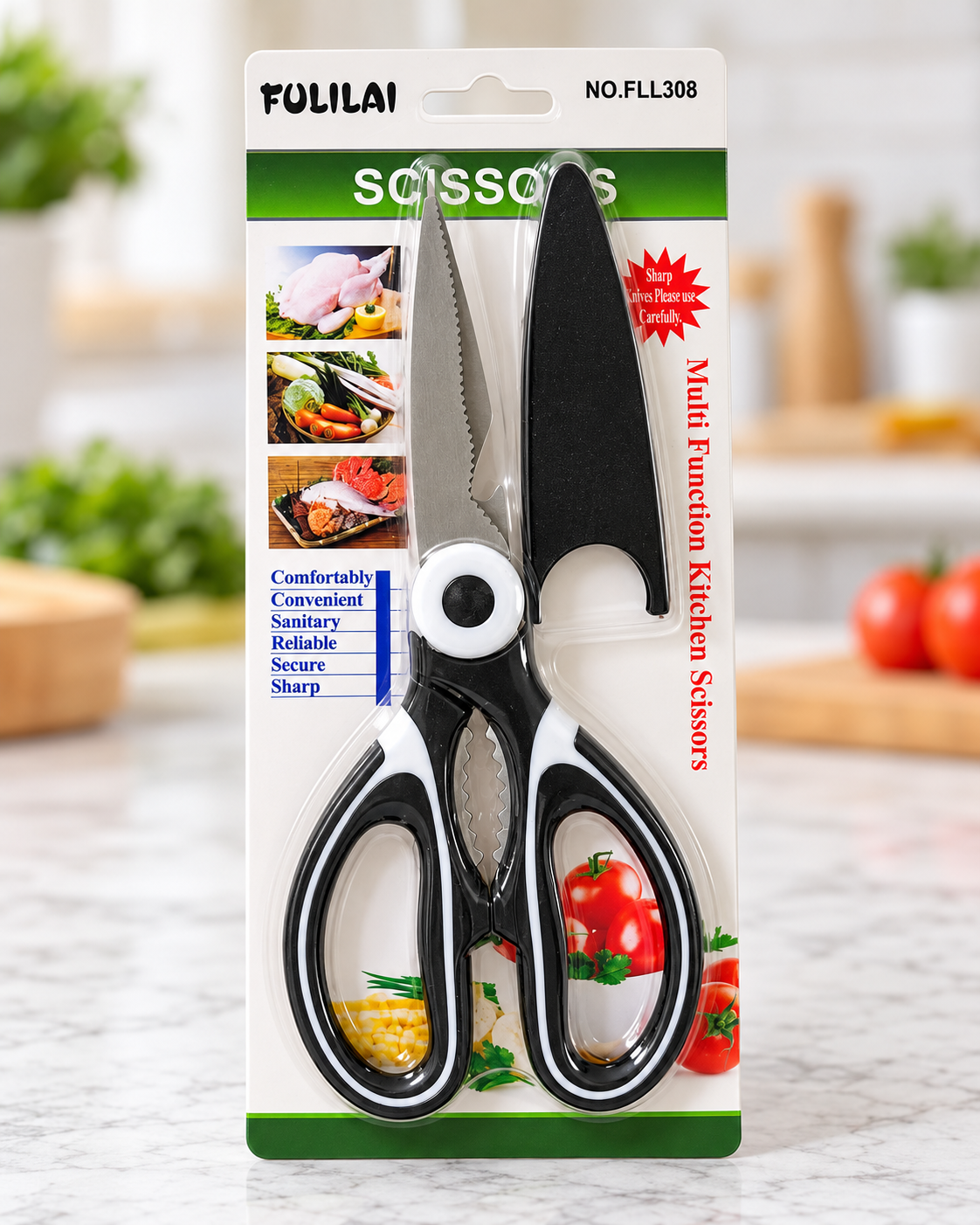Tijera de cocina multiuso