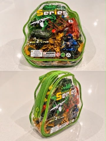 Mini mochila con soldaditos