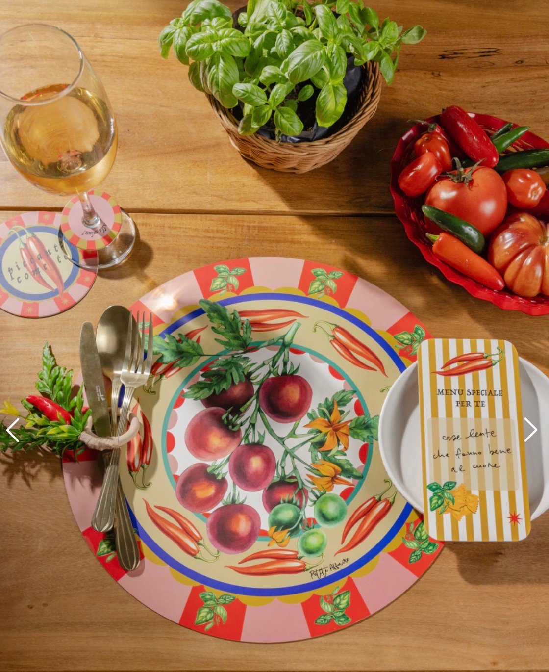 Set de mesa Tavola Pronta x 12 de Petite Affaire